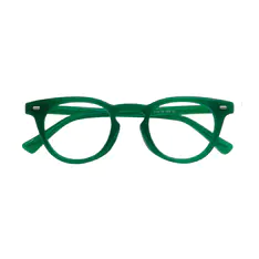 Round Green Eyeglasses