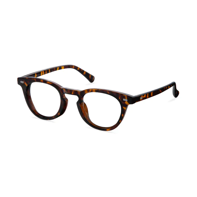 Round Tortoiseshell Eyeglasses