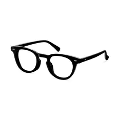 Round Black Eyeglasses