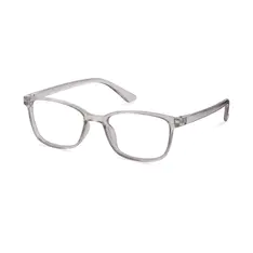Rectangle Transparent Gray Eyeglasses