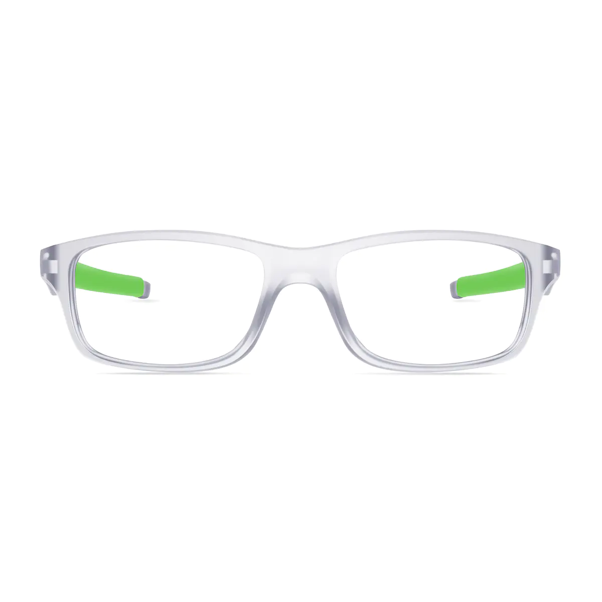 Rectangle Green Sport Eyeglasses