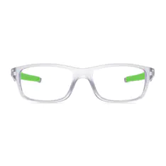 Rectangle Green Sport Eyeglasses