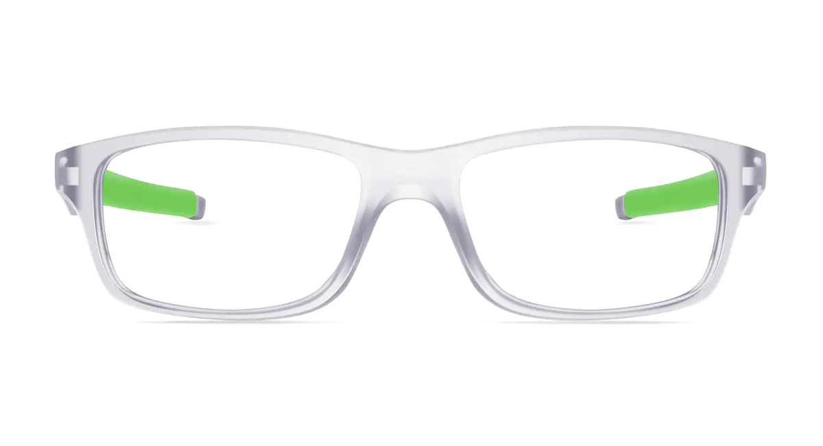 Rectangle Green Sport Eyeglasses
