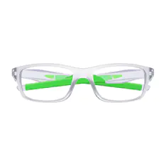 Rectangle Green Sport Eyeglasses