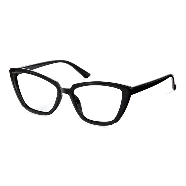 Cat-eye Black Eyeglasses