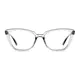 Cat-eye Transparent Gray Eyeglasses