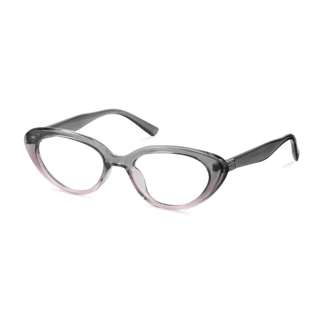 Cat-eye Gradient Pink Eyeglasses