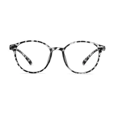 Round Ivory Tortoiseshell Eyeglasses