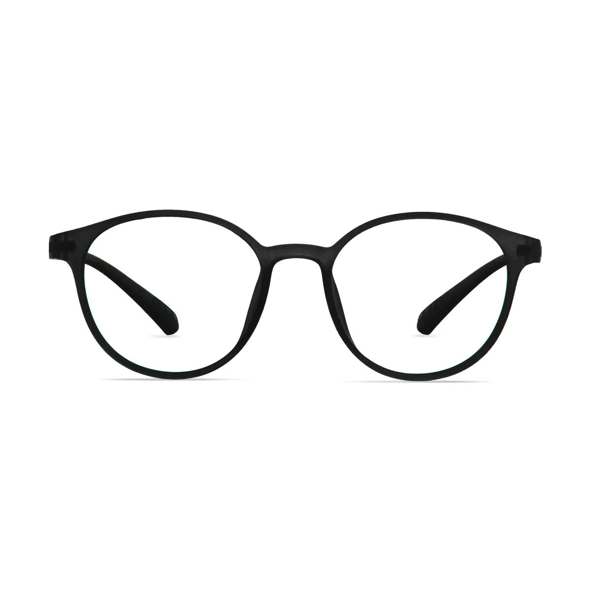 Round Black Eyeglasses
