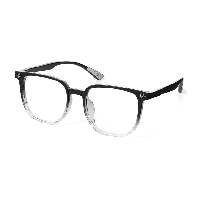 Square Black/Clear Eyeglasses