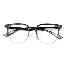 Square Black/Clear Eyeglasses