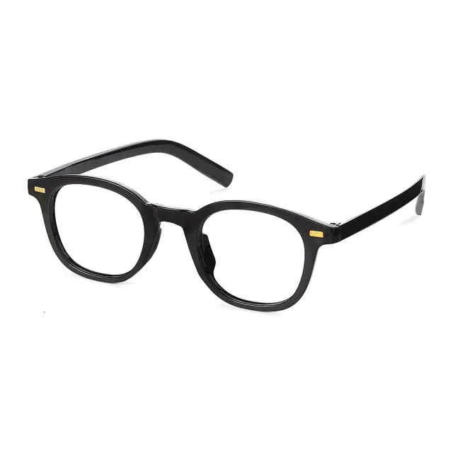 Square Black Eyeglasses