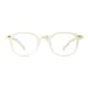 Square White Eyeglasses