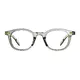Square Transparent Gray Eyeglasses