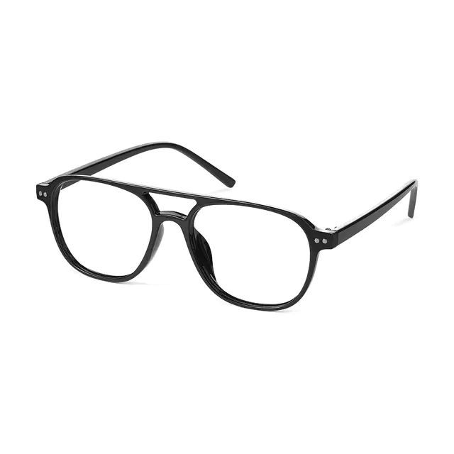 Aviator Black Eyeglasses