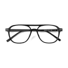 Aviator Black Eyeglasses