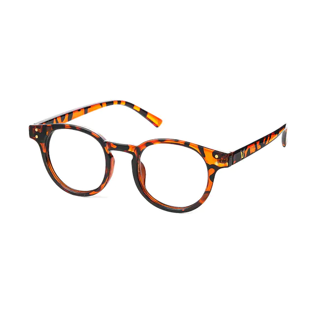 Round Tortoiseshell Eyeglasses