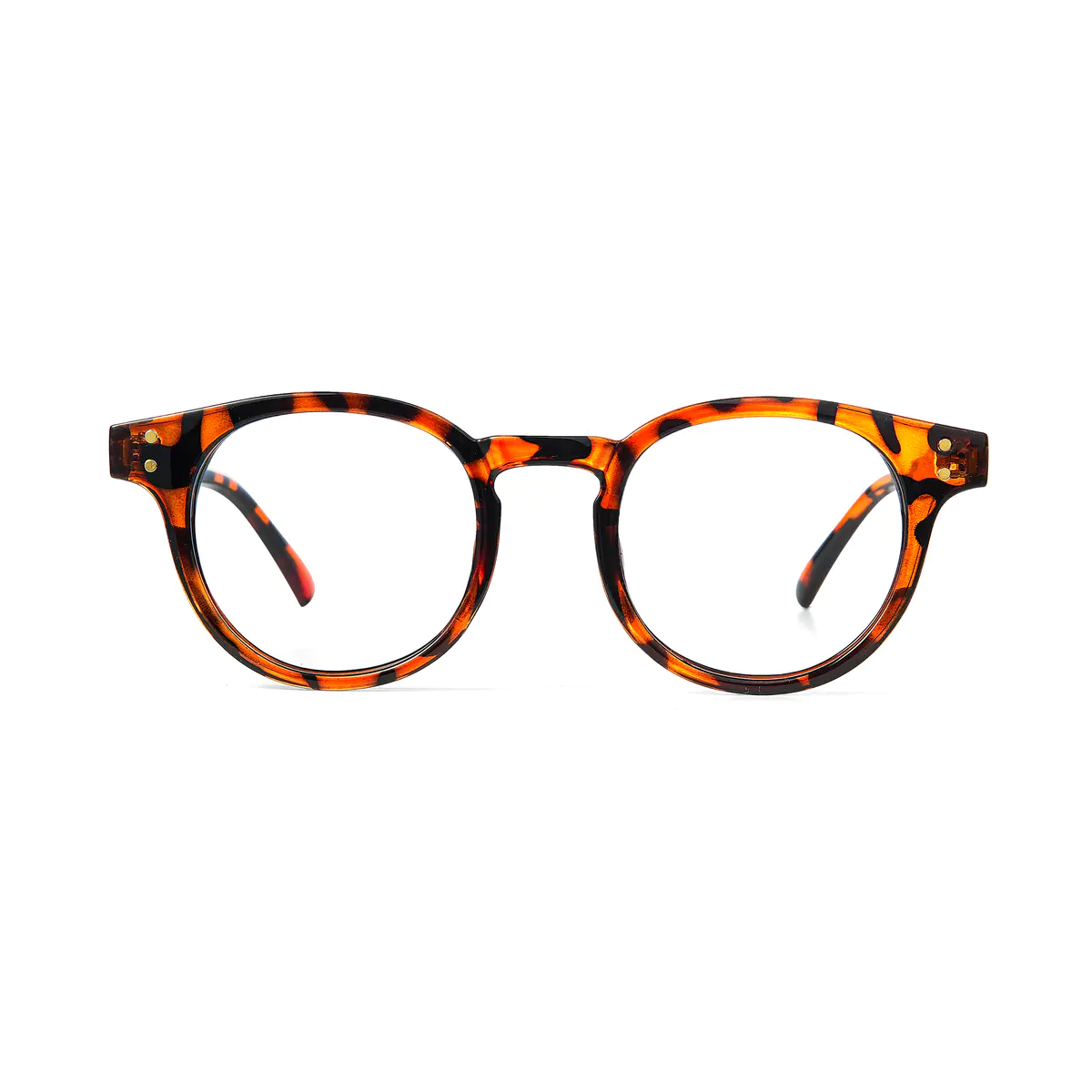Round Tortoiseshell Eyeglasses