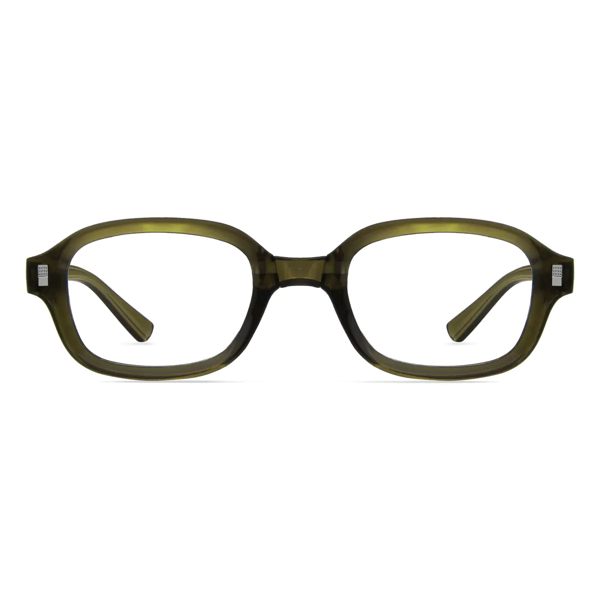 Rectangle Green Eyeglasses