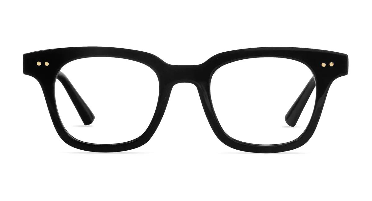 Square Black Eyeglasses