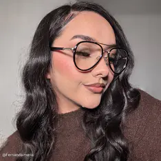 Aviator Black Eyeglasses