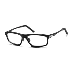 Rectangle Black Sport Eyeglasses