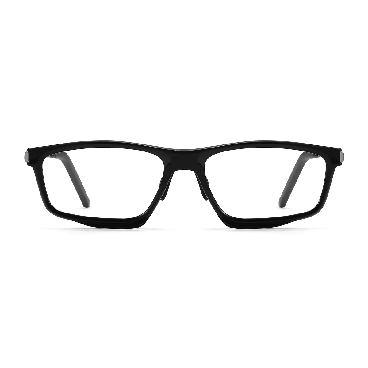 Rectangle Black Sport Eyeglasses
