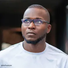 Rectangle Transparent Gray Sport Eyeglasses