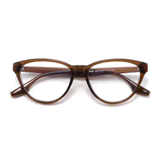 Cat-eye Light Brown Eyeglasses