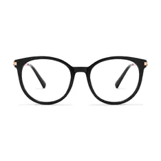 Round Black Eyeglasses