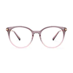Round Gradient Pink Eyeglasses