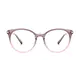 Round Gradient Pink Eyeglasses