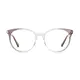 Round Gradient Gray Eyeglasses
