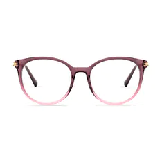 Round Gradient Red Eyeglasses