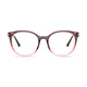 Round Gradient Red Eyeglasses