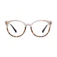 Round Gray/Tortoiseshell Eyeglasses