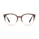 Round Gradient Brown Eyeglasses