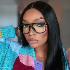 Aviator Black Eyeglasses