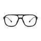 Aviator Black Eyeglasses