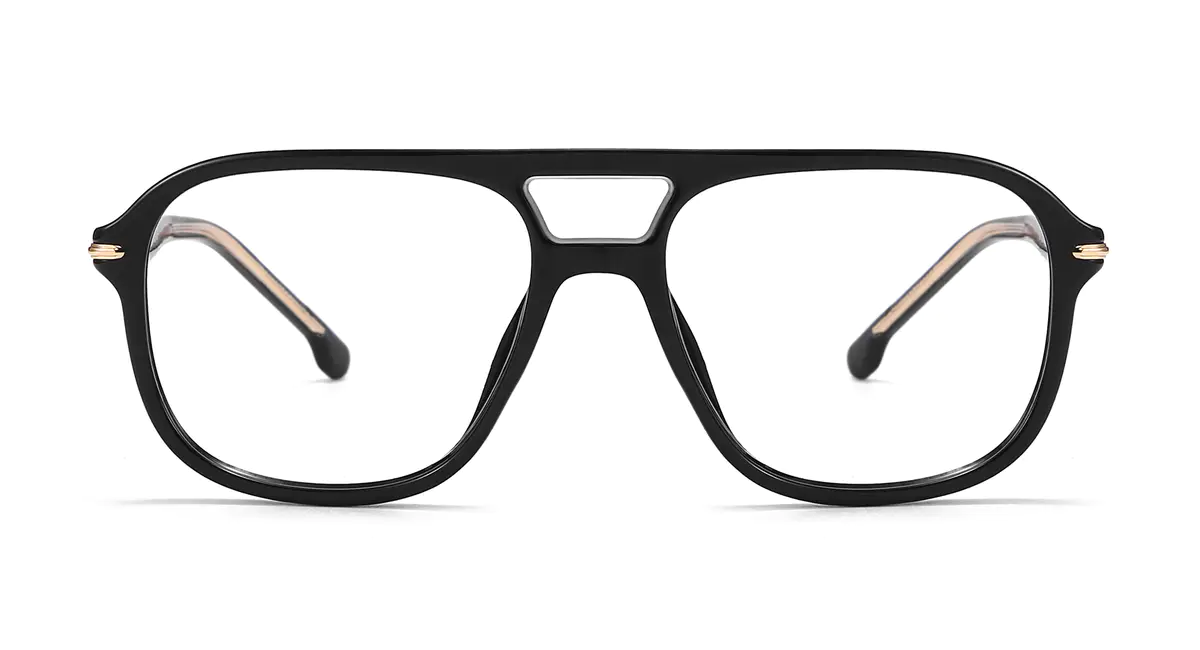 Aviator Black Eyeglasses