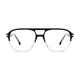 Aviator Black/Clear Eyeglasses