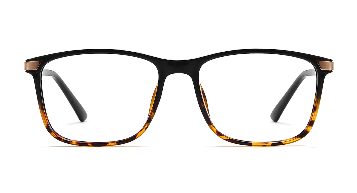 Rectangle Black/Tortoiseshell Eyeglasses