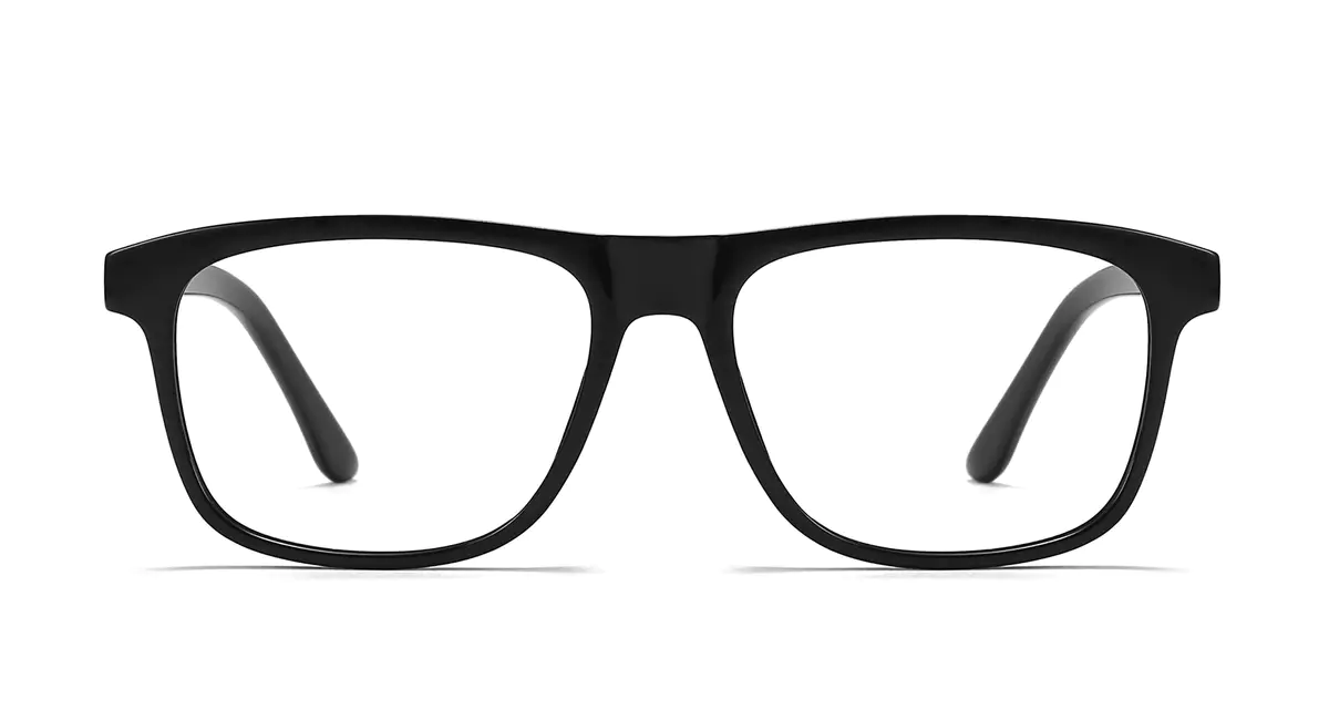 Rectangle Black Eyeglasses