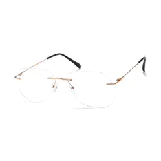 Aviator Gold Eyeglasses