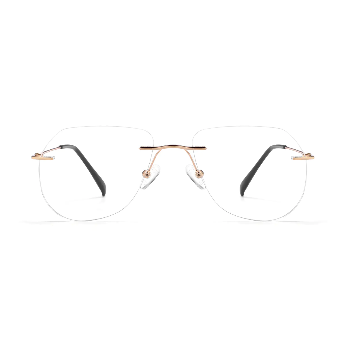 Aviator Gold Eyeglasses