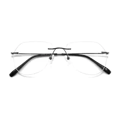 Aviator Gray Eyeglasses