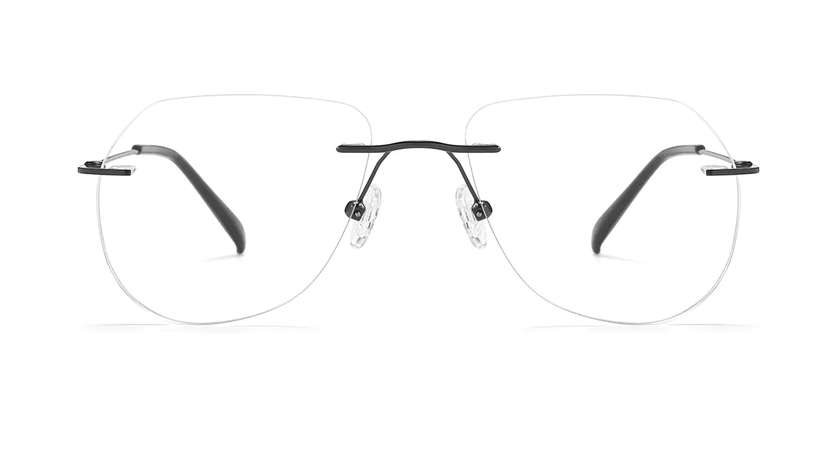 Aviator Gray Eyeglasses
