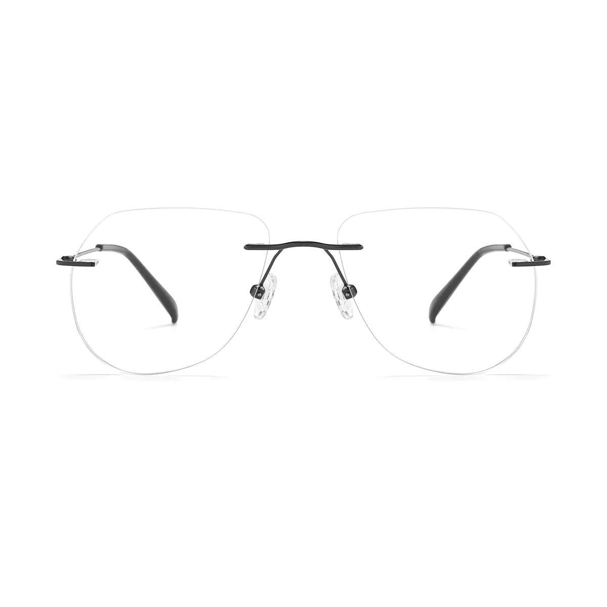 Aviator Gray Eyeglasses