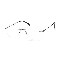 Aviator Gray Eyeglasses
