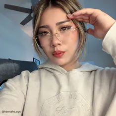 Rectangle Gold Eyeglasses